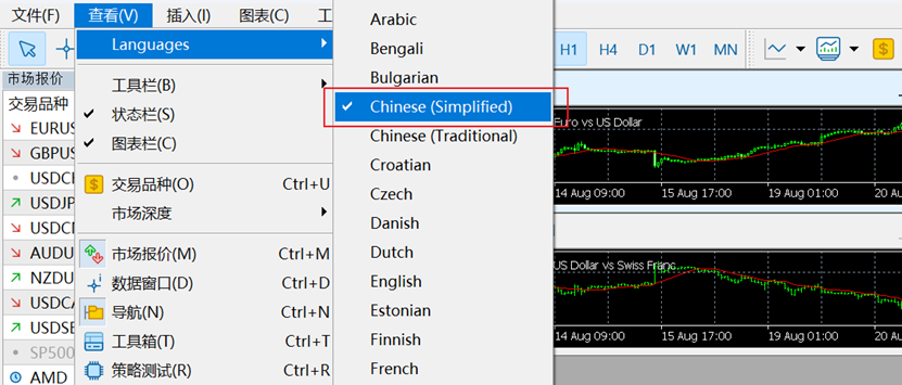 MT4电脑端简体中文版