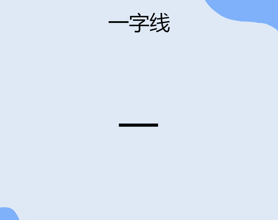 K线基本形态之一字线