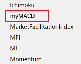 MT5电脑版自定义指标选择-双线MACD（myMACD)