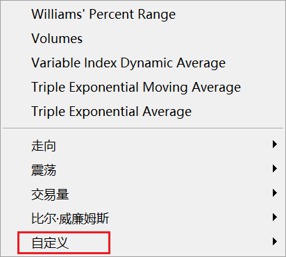 MT5电脑版指标选择-自定义指标