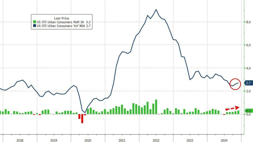 美国11月CPI同比增2.7%，环比增0.3%，创七个月来最大增幅 - 图片1