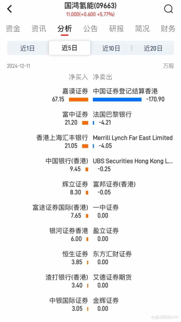 存仓、解禁、大手笔抛售，谁在导演国鸿氢能（09663）股价大跌？ - 图片3