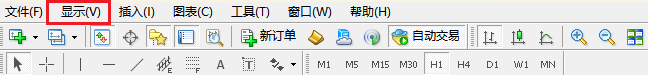 EA-MT4显示菜单
