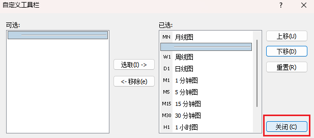 MT4退出自訂週期設定