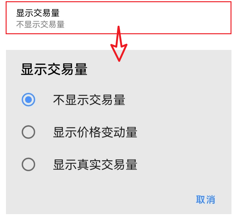 MT5 圖表交易量顯示(安卓)