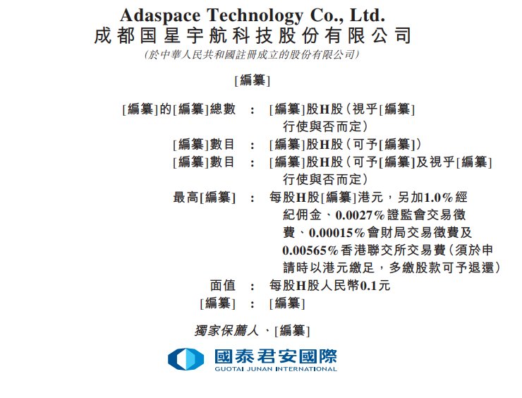 新股消息 | 國星宇航遞表港交所 已完成全球首次衛星在軌運行AI大模型技術驗證 - 圖片1