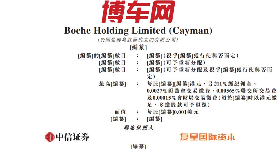 新股消息 | 博车网递表港交所 公司在国内事故车拍卖行业中排名第一 - 图片1